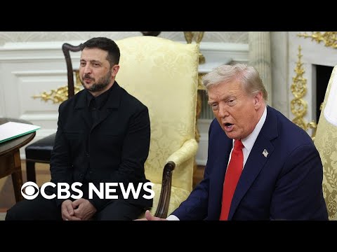 Trump and Zelenskyy meet in Oval Office, speak to reporters | Special Report