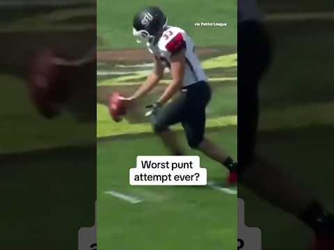 Poor punter got smoked #shorts