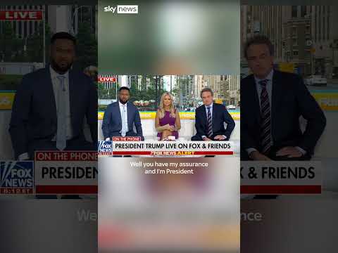 Trump: No US troops on ground in Ukraine