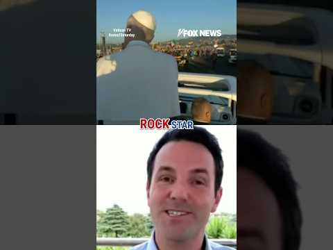 ‘ROCKSTAR’: Youth Jubilee erupts for Pope Leo XIV #shorts #foxnews #news #us #fox #youthjubilee