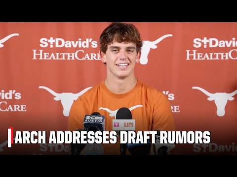 Arch Manning on Archie saying he wouldn’t go to the draft: ‘I don’t know where he got that from’