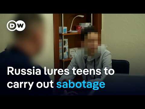 Russia grooms Ukrainian teens as spies and saboteurs | DW News