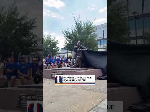 Adrián Beltré has been immortalized at Globe Life Field! 👏 #rangers #mlb #baseball