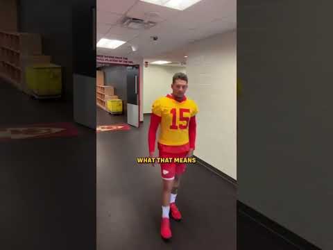 Mahomes’ reaction 😂 (via @chiefs/TT)