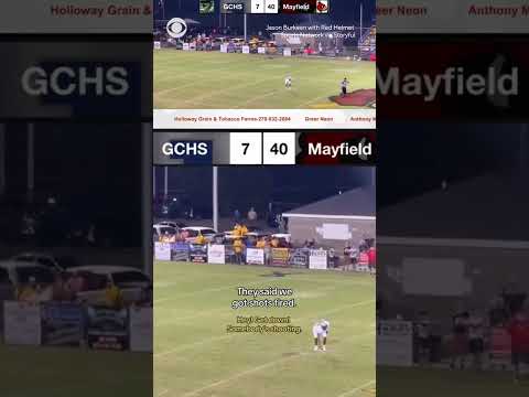 Kentucky high school football game erupts into chaos after shots ring out near field #shorts