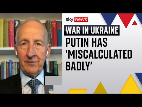 Vladimir Putin has achieved ‘none of his objectives’, says Lord Ricketts