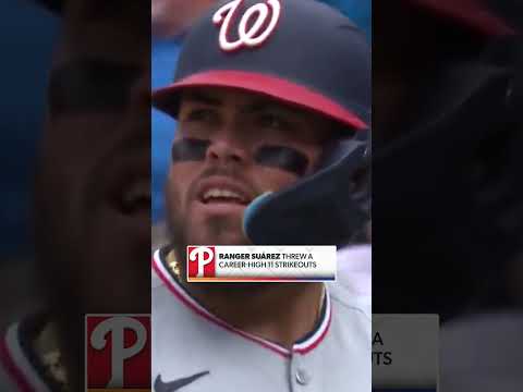 Ranger Suárez shoved today 😮💨 #RangerSuárez #MLB #Phillies #K