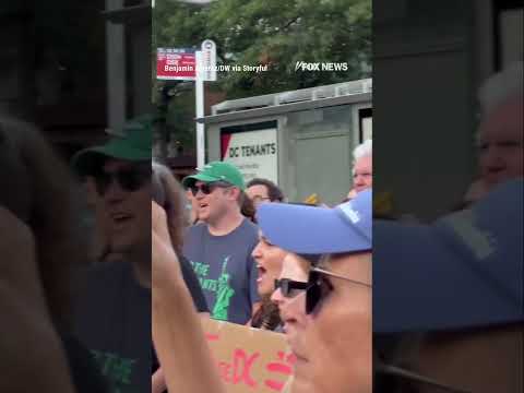 Protesters rally against Trump’s DC crime crackdown #shorts #us #trump #foxnews #news