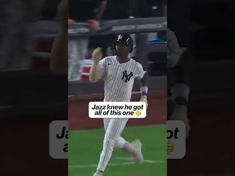 Jazz Chisholm Jr. went DEEP ๐ค #JazzChisholm #MLB #Yankees
