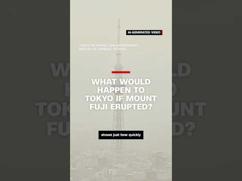 What would happen to Tokyo if Mount Fuji erupted?