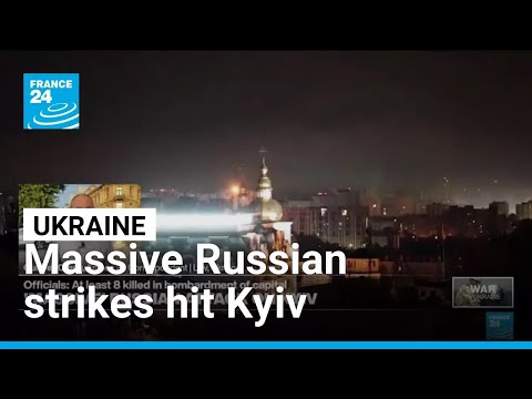 Massive Russian strikes pound Ukraine’s capital Kyiv overnight • FRANCE 24 English