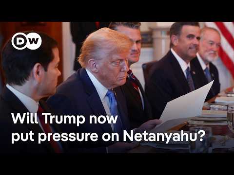 Retired Israeli officials urge Trump to pressure Netanyahu to end war in Gaza | DW News