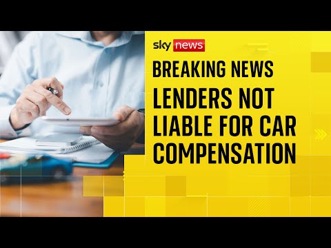 Supreme Court rules lenders are not liable for car finance compensation