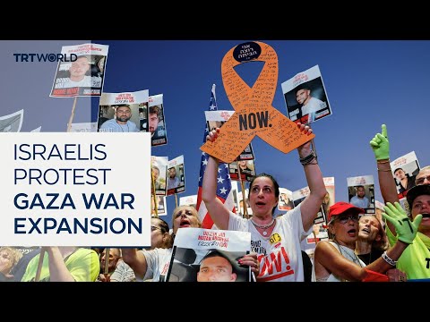 Thousands rally in Tel Aviv over Israel’s Gaza City takeover plan