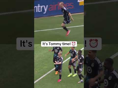 Tommy Schweinitz scores after joining Minnesota United FC with Make-A-Wish 🥹