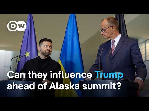 Ukraine, Europe concerned over Trump’s ‘land-swap’ hints ahead of Alaska summit with Putin | DW News
