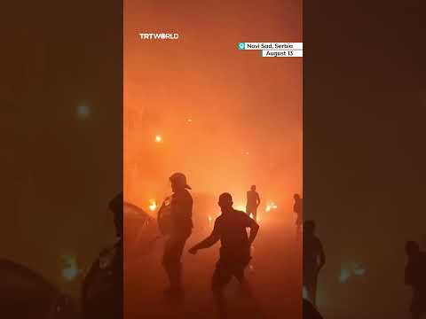 Clashes escalate at anti-government protests in Serbia