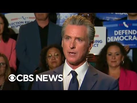 Watch: Newsom says voters will decide on California congressional redistricting