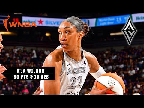 DOMINANCE CONTINUES 😤 A’ja Wilson drops 30 PTS & 16 REB for her 16th double-double 💪 | WNBA on ESPN