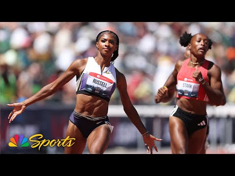 Masai Russell claims women’s 100m hurdles crown at USATF Outdoor Championships | NBC Sports