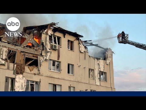 Russian drone strike in Ukraine kills several before Trump and Zelenskyy meet