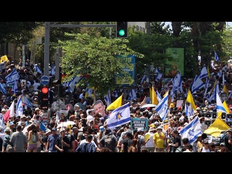 Protesters in Israel conduct strike for Gaza ceasefire, hostage release