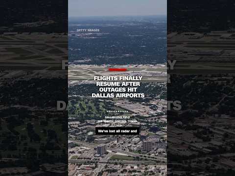 Flights finally resume after outages hit Dallas airports