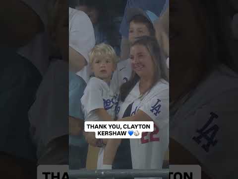 ๐โพ๏ธ Clayton Kershaw finishes with strikeout #kershaw #22 #dodgers
