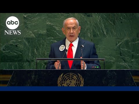 Israeli PM Benjamin Netanyahu addresses United Nations General Assembly