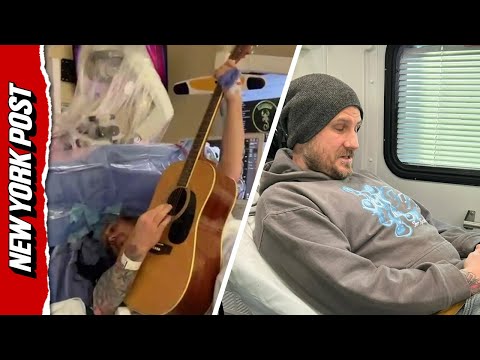 Dad Plays Guitar During Surgery to Remove Brain Tumor