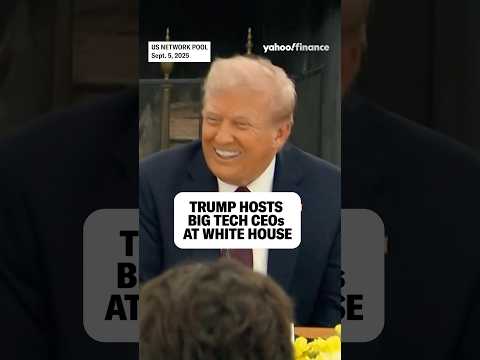Trump hosts Big Tech CEOs at the White House. 🇺🇸