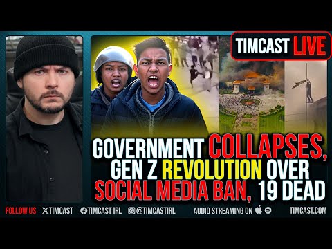 Nepal’s Government COLLAPSES, Gen Z REVOLUTION Over Social Media Ban, 19 Dead | Tim Pool