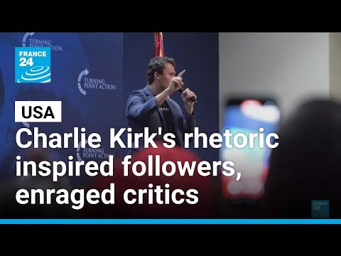 Assassinated MAGA youth leader’s rhetoric inspired followers, enraged critics • FRANCE 24 English