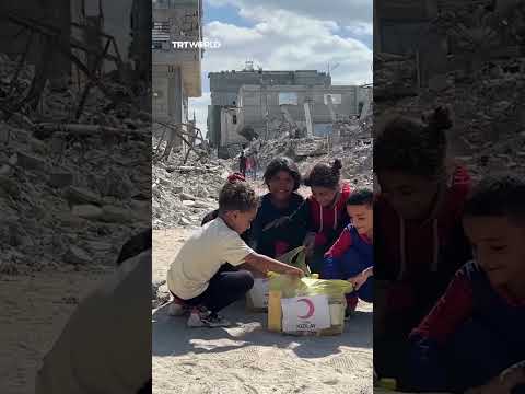 Turkish Red Crescent delivers food to Gaza’s displaced