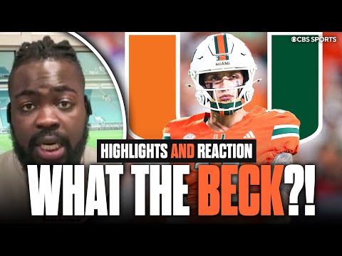 Carson Beck throws 4 interceptions as Louisville STUNS No. 2 Miami 🤯 | Can the Canes still make CFP?