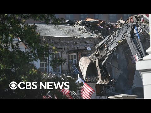 Latest details on demolition of White House East Wing for Trump’s ballroom