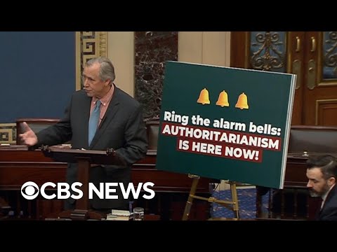 Watch: Sen. Jeff Merkley begins Senate marathon speech to protest Trump’s policies