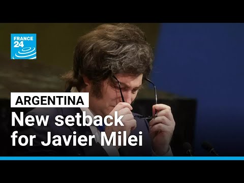 Argentina: New setback for Milei as Congress overturns spending vetoes • FRANCE 24 English