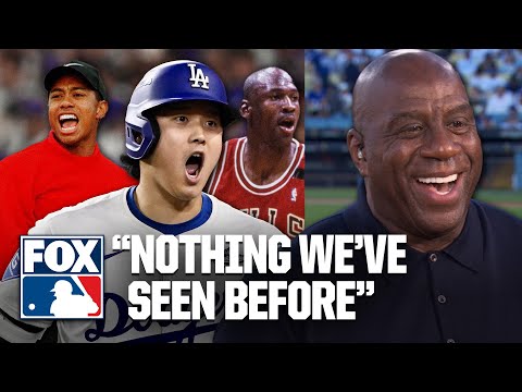 Magic Johnson compares Shohei Ohtani to Tiger Woods & Michael Jordan: ‘He’s in Rarified air’