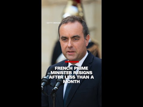 French prime minister resigns after less than a month