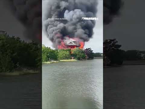 SEE IT: Home of SC judge burns to the ground #shorts #foxnews #us #news