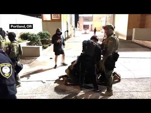 Protesters Clash With ICE Officers in Portland