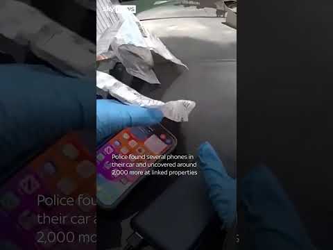 Police bust suspected phone theft gang