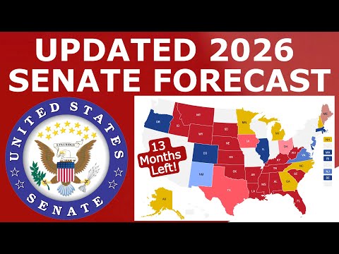 Updated 2026 Senate Map Prediction (October 7, 2025)