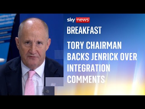 Tory Chairman stands by Jenrick over integration comments