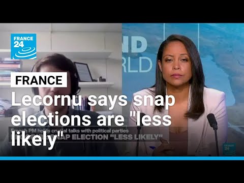 France: Lecornu says snap elections are “less likely” • FRANCE 24 English