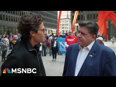 See Pritzker respond to Trump’s jail threat on MSNBC