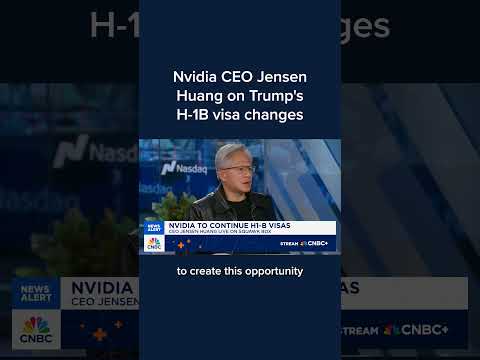 Nvidia CEO Jensen Huang on Trump’s H-1B visa changes