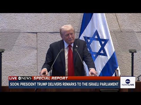 LIVE: President Trump arrives in Egypt for peace summit after all living hostages released