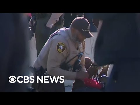 Protests and arrests erupt outside ICE facility in Broadview